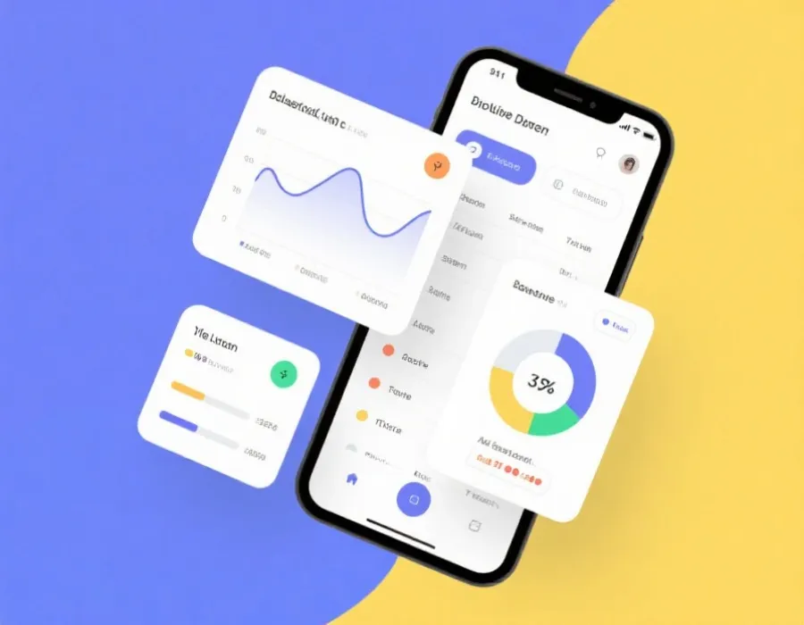 移动端实时开奖界面示意图